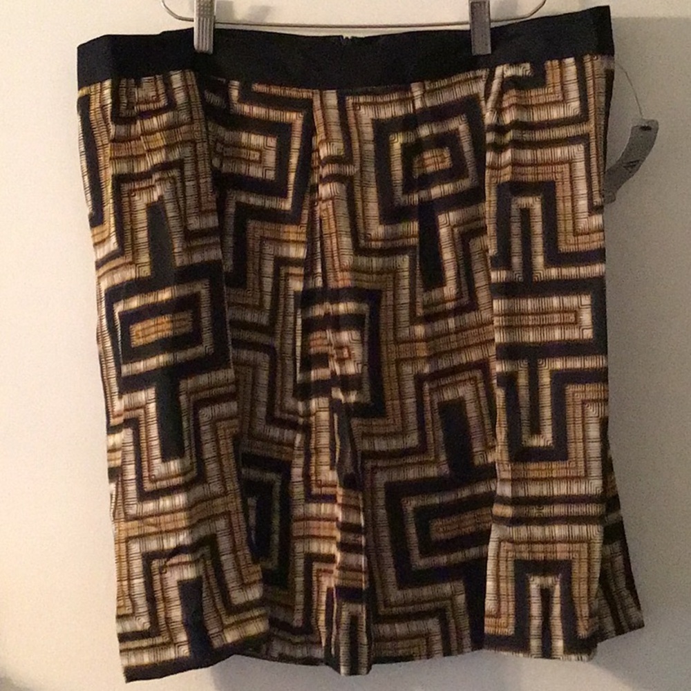 Geometric Patterned Skirt
